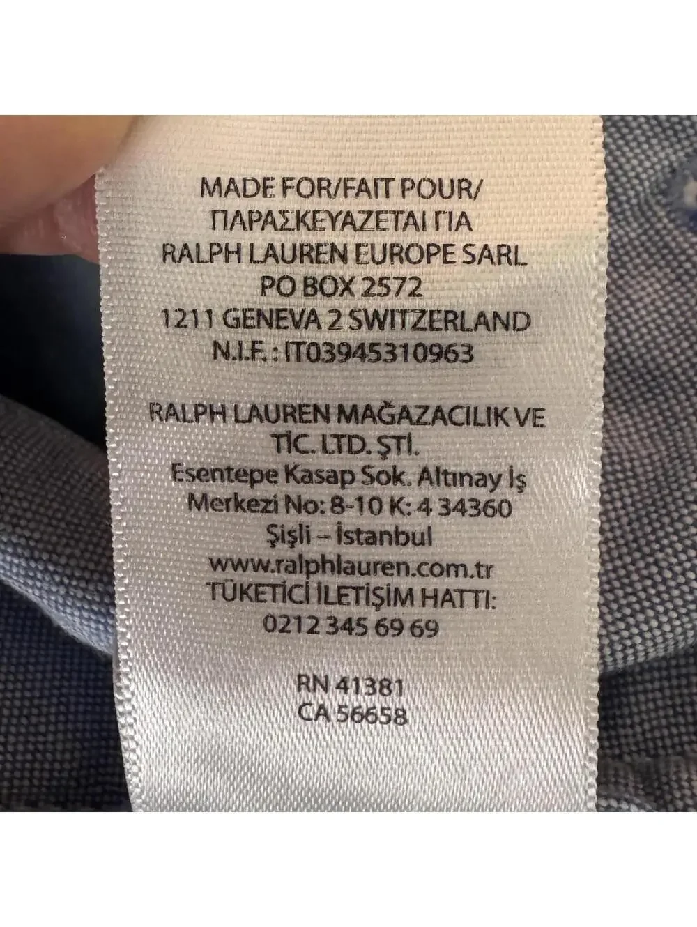 Polo Ralph Lauren Chino Shorts Mens 40 Blue Stretch Classic Fit 9 Inseam Flat - Picture 9 of 11